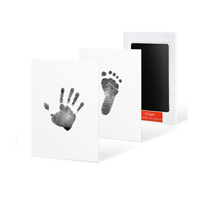 Baby Care Non-Toxic Baby Handprint Footprint Imprint Kit Baby Souvenirs Casting Infant Footprint Ink Pad Infants Clay Toy Gifts