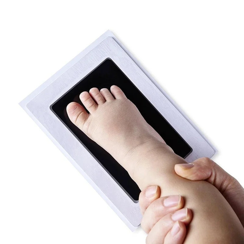 Baby Care Non-Toxic Baby Handprint Footprint Imprint Kit Baby Souvenirs Casting Infant Footprint Ink Pad Infants Clay Toy Gifts