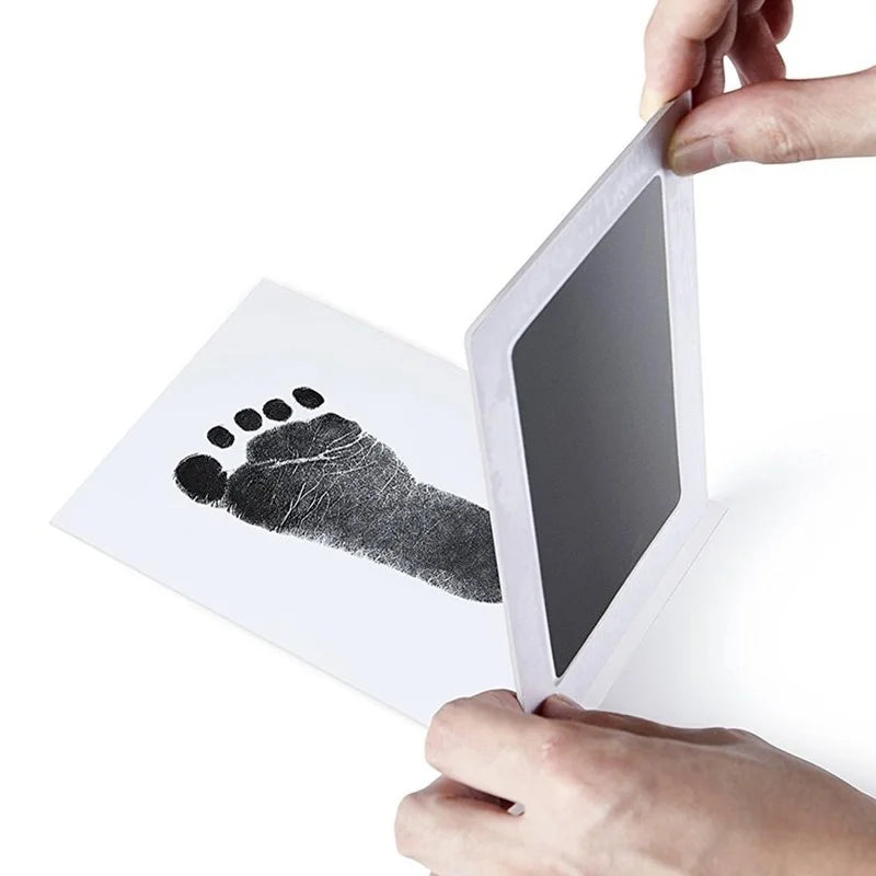 Baby Care Non-Toxic Baby Handprint Footprint Imprint Kit Baby Souvenirs Casting Infant Footprint Ink Pad Infants Clay Toy Gifts
