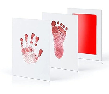 Baby Care Non-Toxic Baby Handprint Footprint Imprint Kit Baby Souvenirs Casting Infant Footprint Ink Pad Infants Clay Toy Gifts