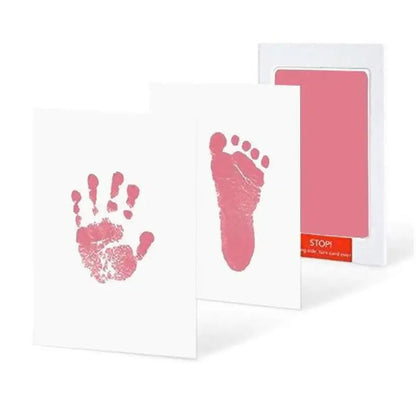 Baby Care Non-Toxic Baby Handprint Footprint Imprint Kit Baby Souvenirs Casting Infant Footprint Ink Pad Infants Clay Toy Gifts