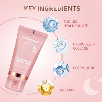 Deep Collagen Mask Korean Peel Off Mask Face Anti Wrinkle Lifting Skin Care Masks Bio Pack Night Wrapping Woman Skin Care