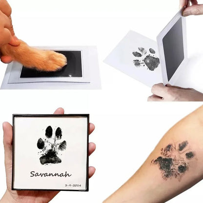 Baby Care Non-Toxic Baby Handprint Footprint Imprint Kit Baby Souvenirs Casting Infant Footprint Ink Pad Infants Clay Toy Gifts